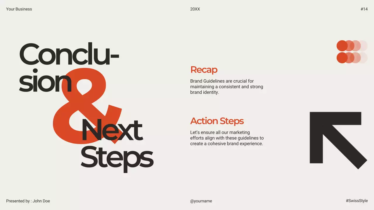 Orange Modern Brand Guide Presentation