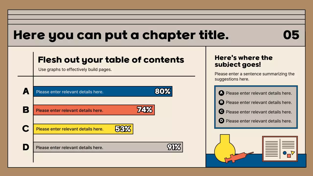 Beige Minimal Science Presentation