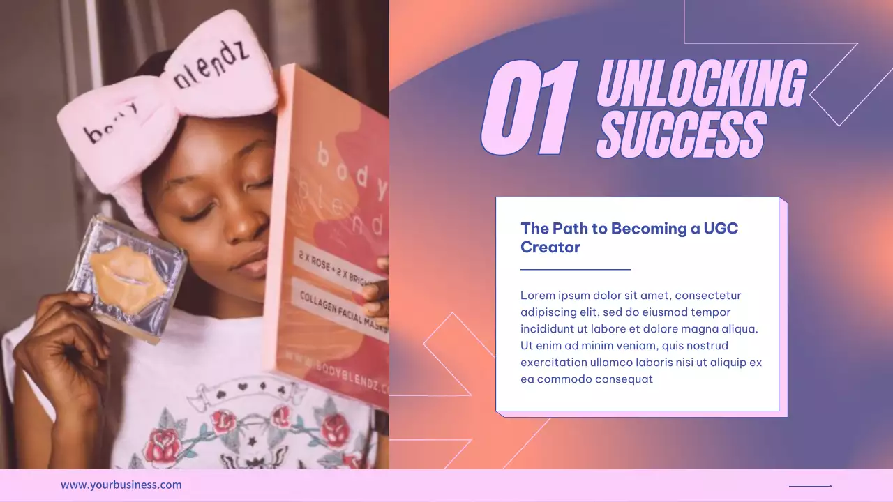 Orange Modern Ugc Guide Presentation