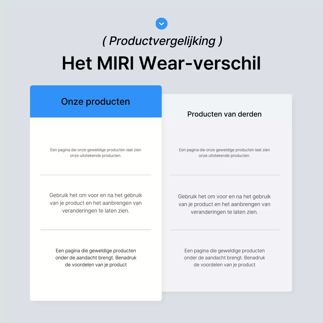 Promoot trendy modecontrolepunten in blauw en wit