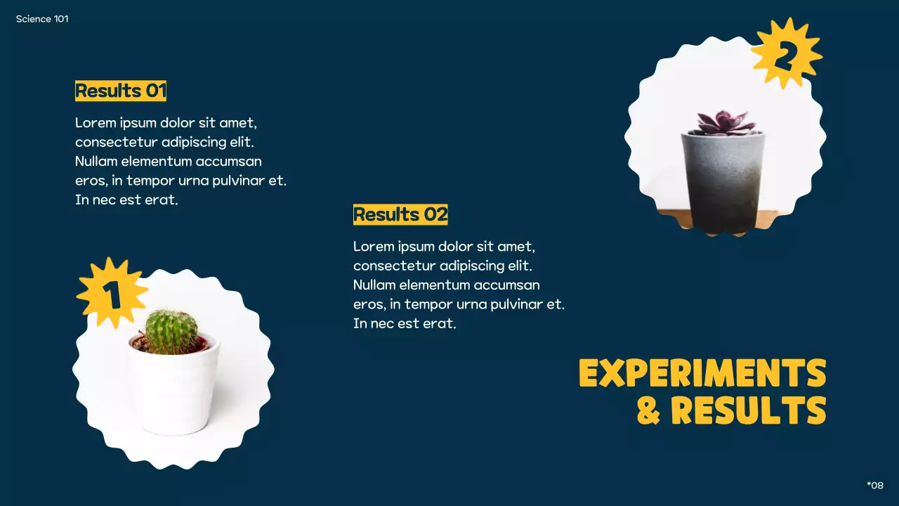 Blue Trendy Science Presentation