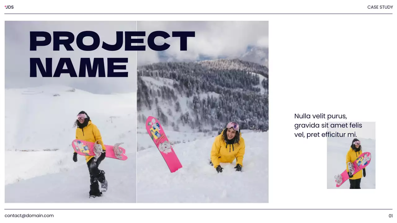 Navy Modern Design Portfolio Presentation