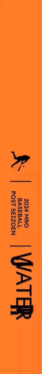 Sterk sportontwerp met een honkbalteamnaam