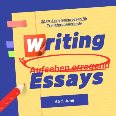 Werben Sie mit gelben und marineblauen Akzenten für die Einstellung von Halbtagsklassen