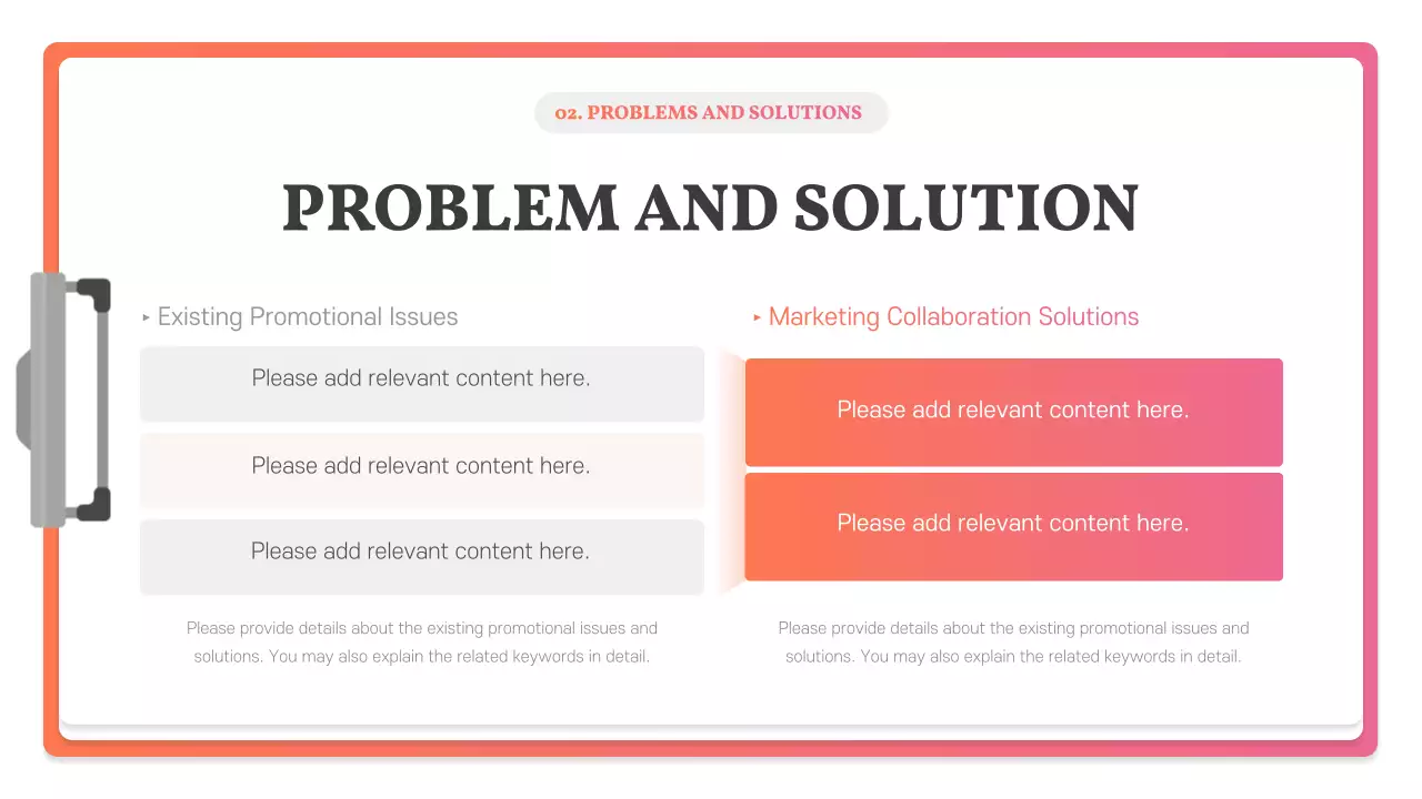 Orange Modern Marketing Report Presentation