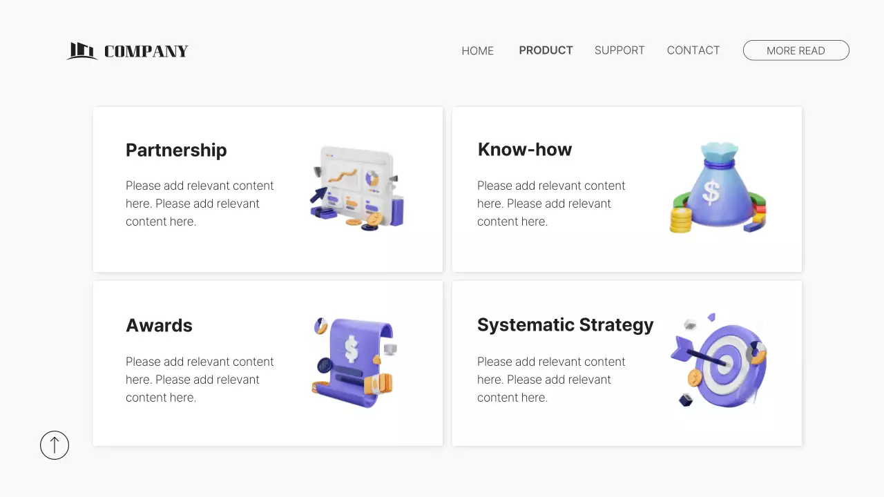 화이트 모던 비즈니스 프로모션 프레젠테이션