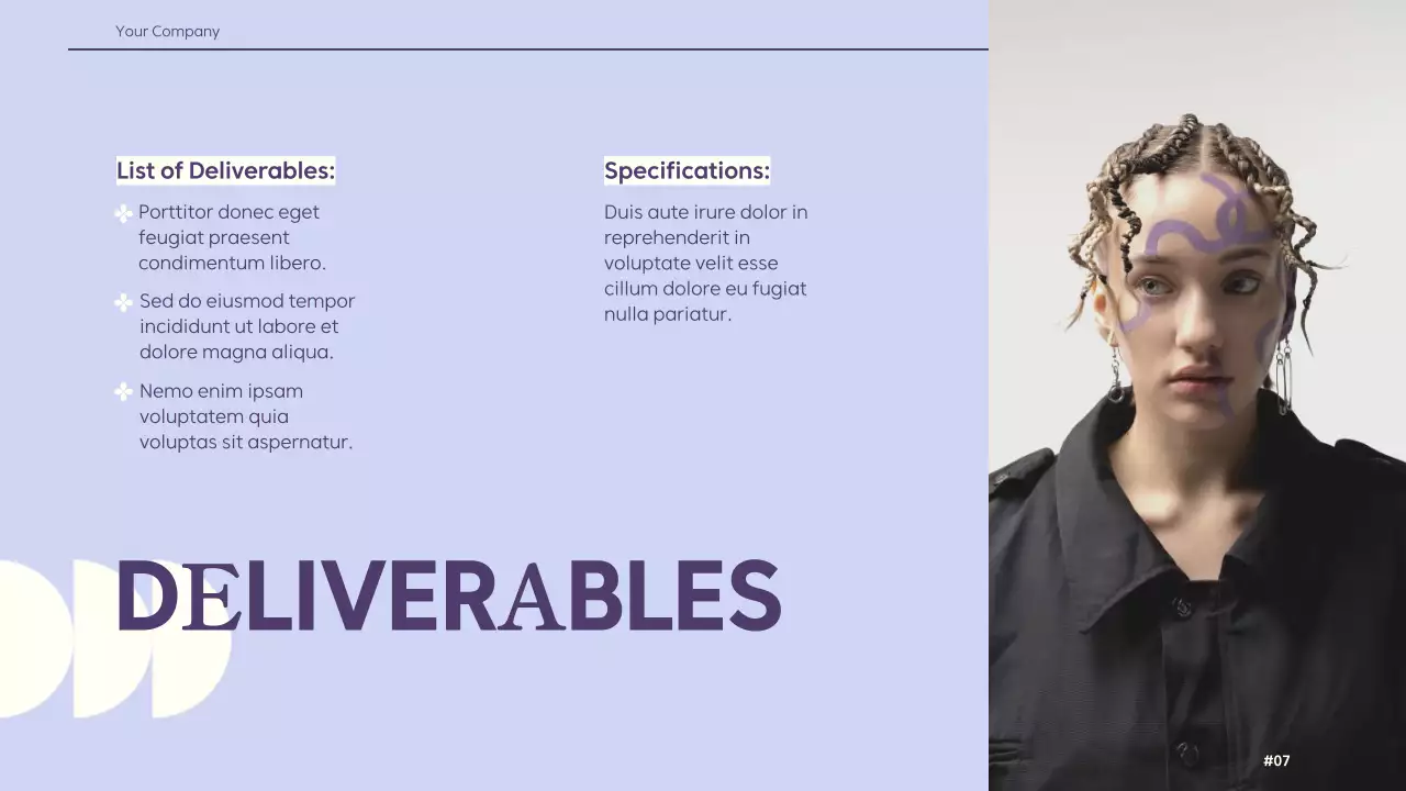 Purple Professional Creative Guide Presentation