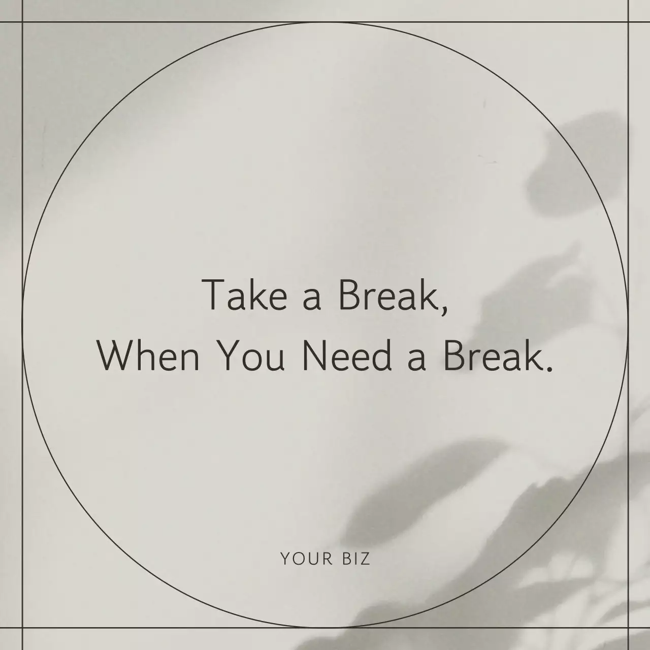 Modern Breaks in Gray and Black Visiting Posts