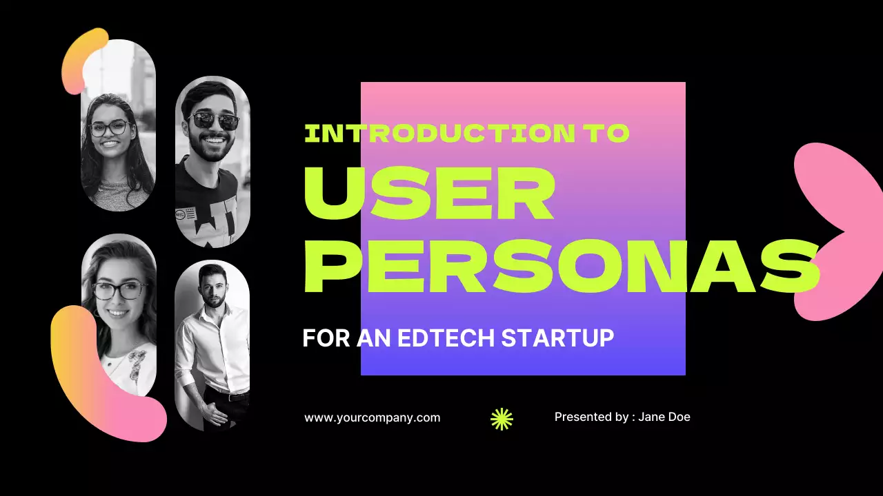 Black Modern User Guide Presentation