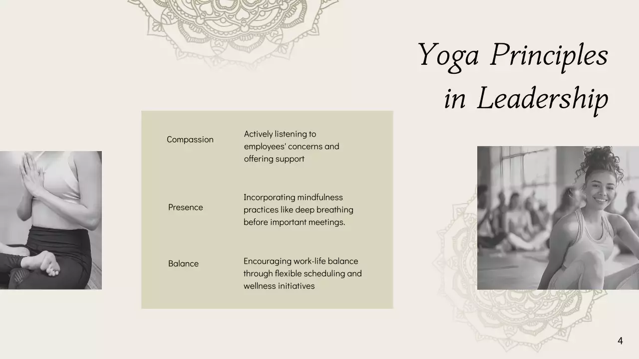 Beige Minimal Yoga Guide Presentation