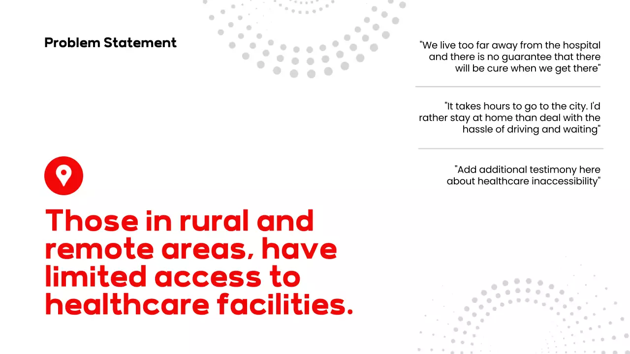 Red Modern Healthcare Presentation