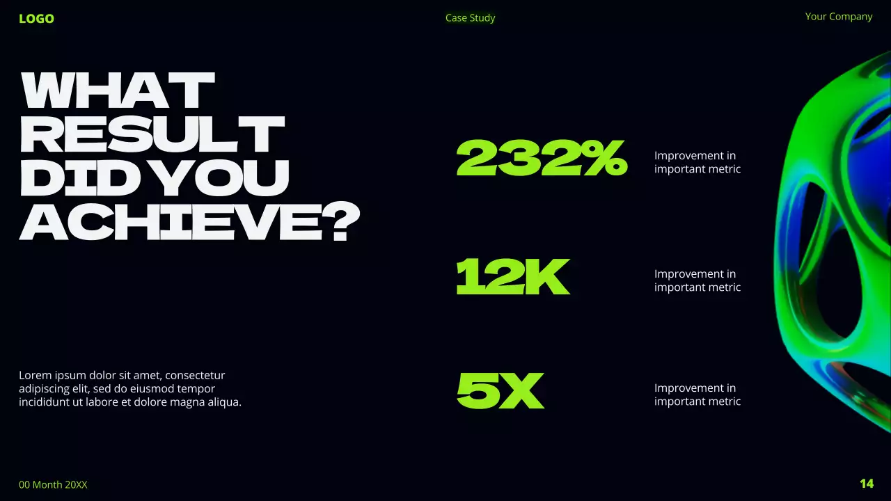 Neon Modern Sales Promotion Presentation