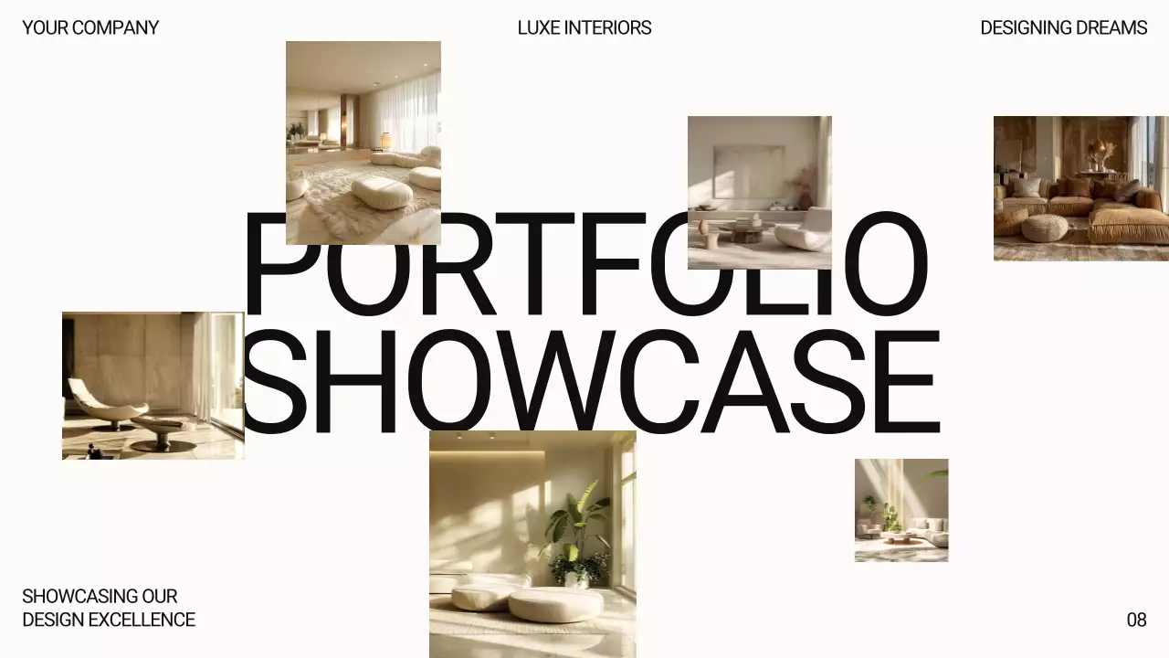 Beige Minimalist Interior Presentation