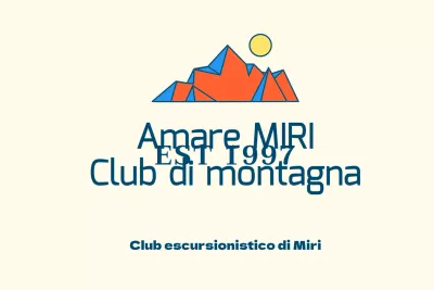 Club sportivi con illustrazioni di montagne multicolori