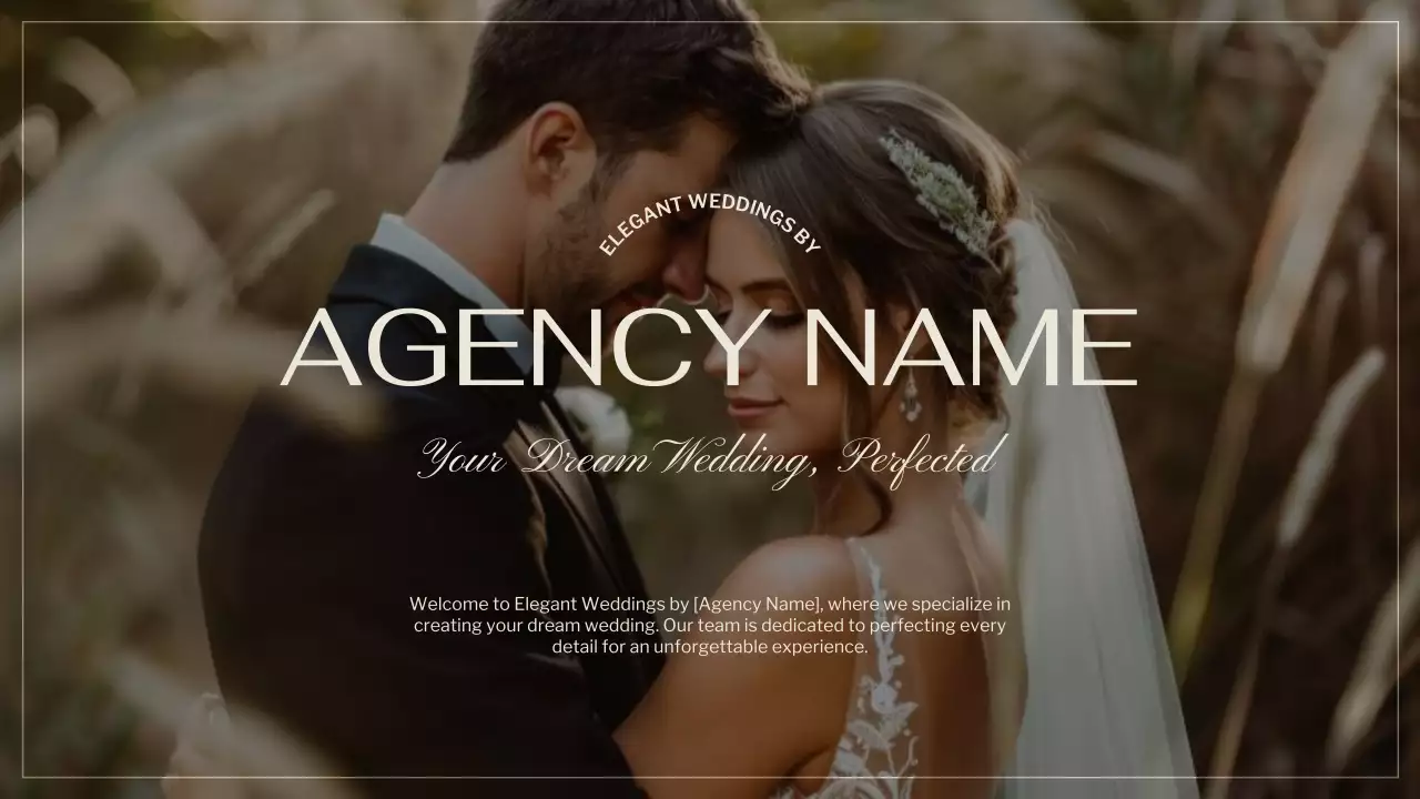 Beige Elegant Wedding Promotion Presentation