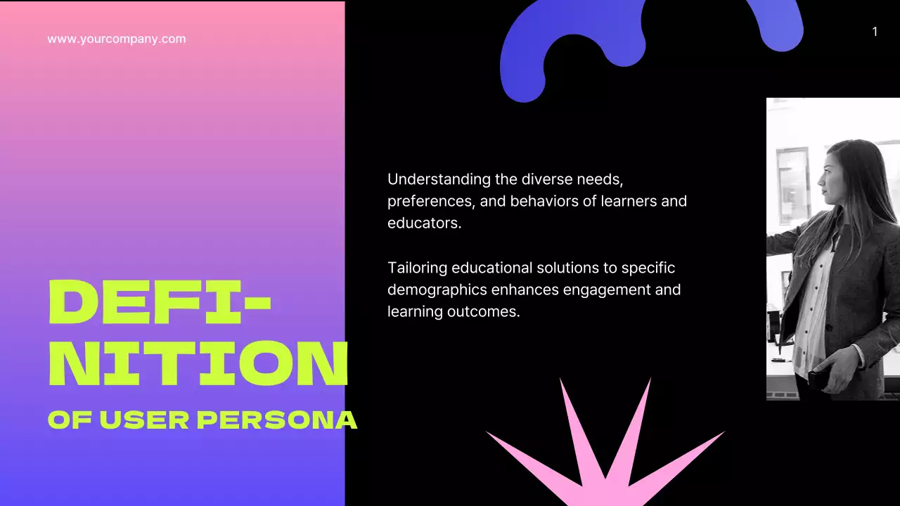 Black Modern User Guide Presentation