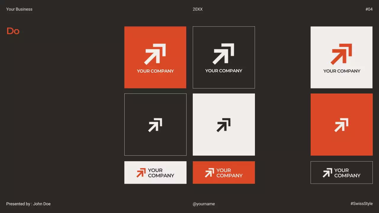 Orange Modern Brand Guide Presentation