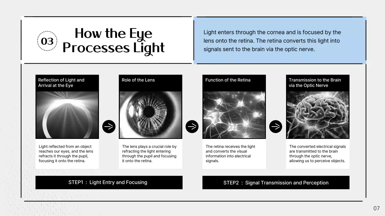 Blue Modern Eye Lecture Presentation