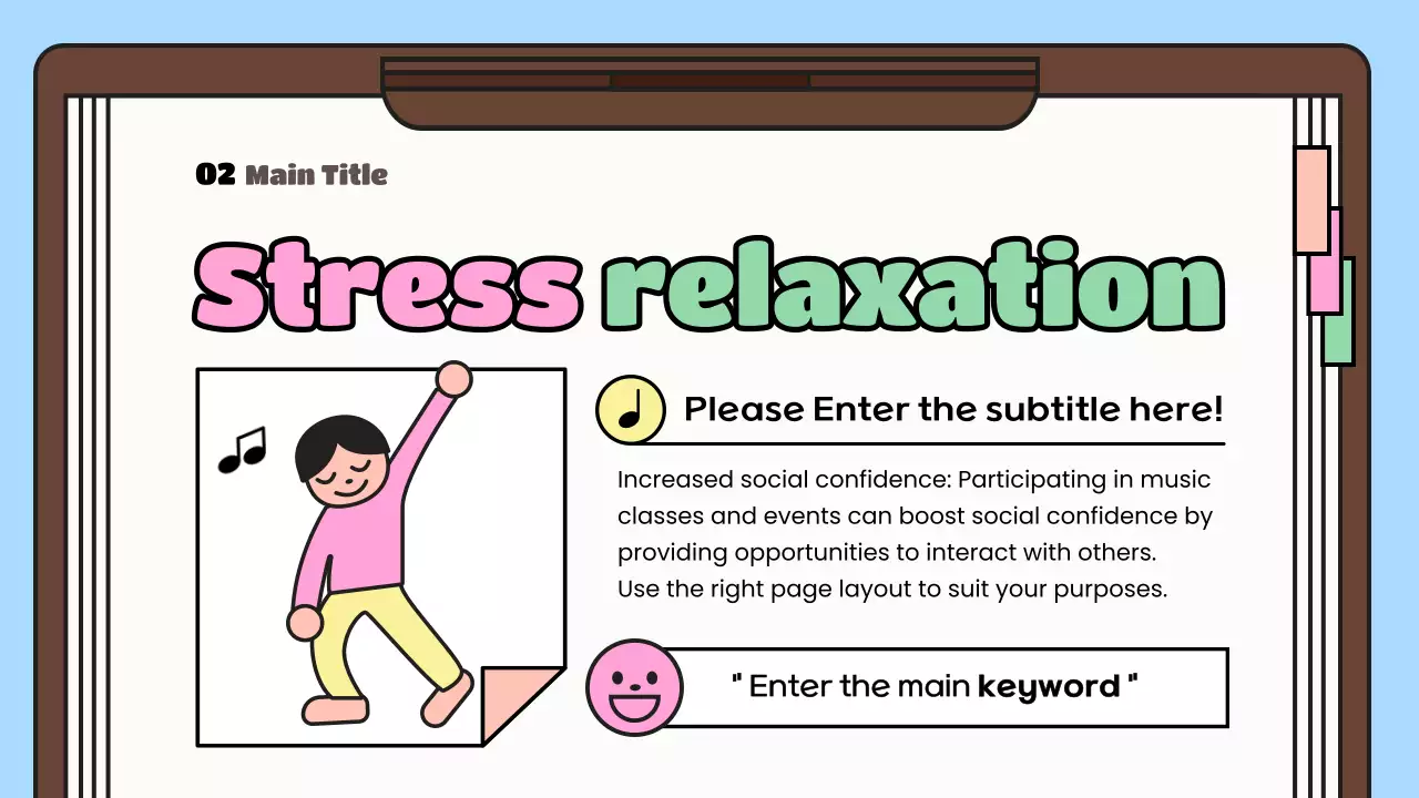 Colourful Trendy Music Class Presentation