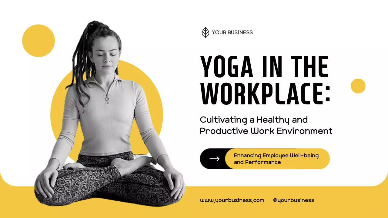 Yellow Modern Yoga Guide Presentation