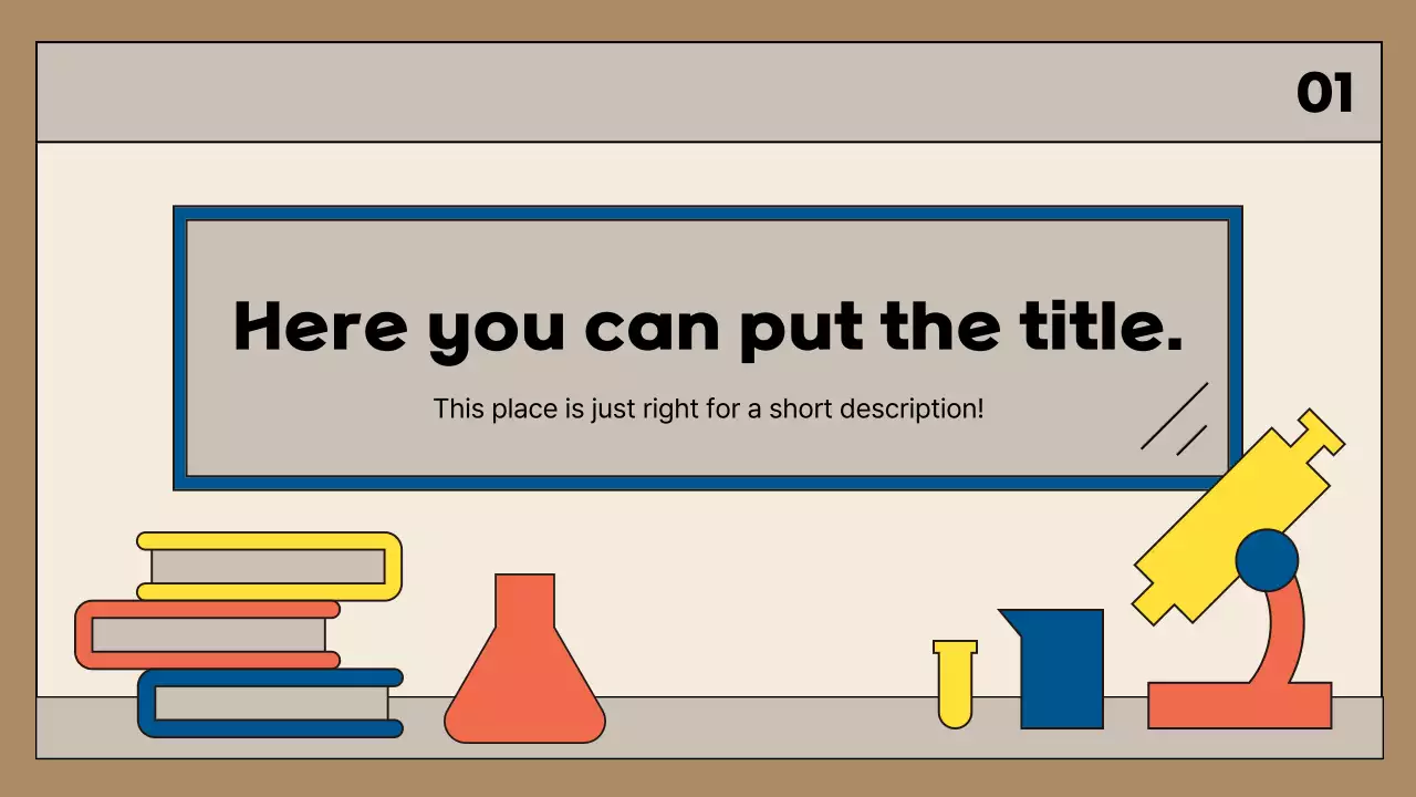 Beige Minimal Science Presentation