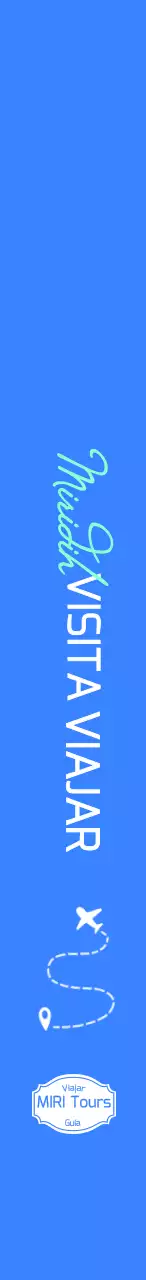 Concepto de guía turístico en beige y azul