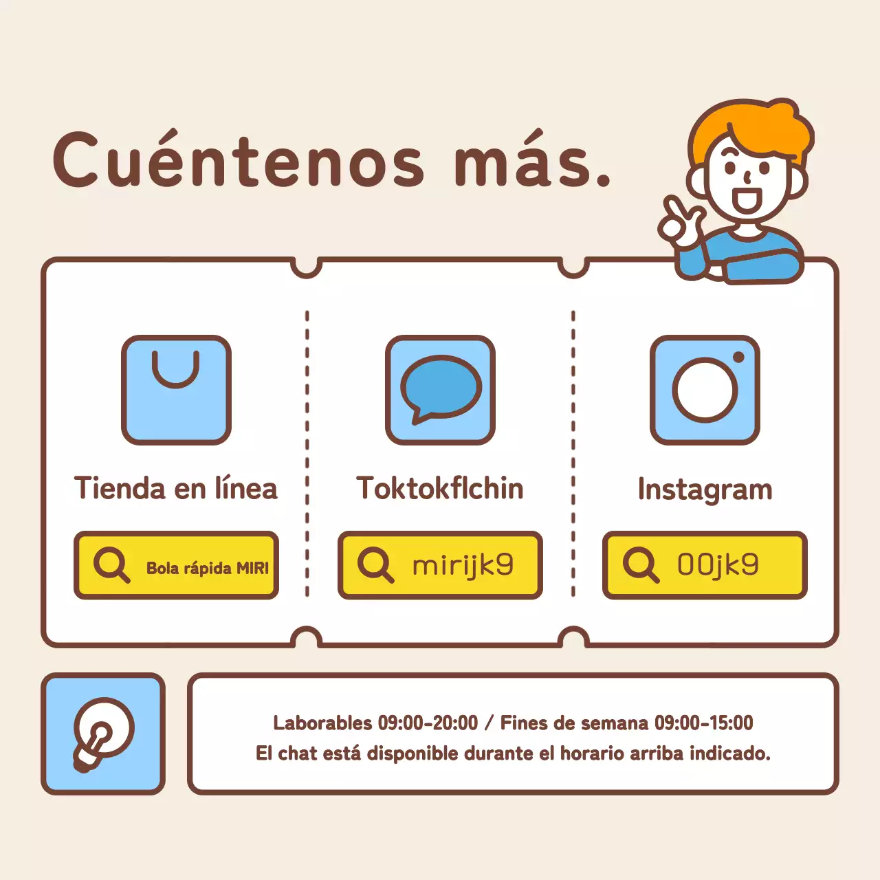 Promoción sencilla en redes sociales de búsqueda de empleo en el extranjero en amarillo y azul claro