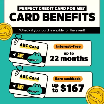 Teal Playful Credit Promotion Social Media Post