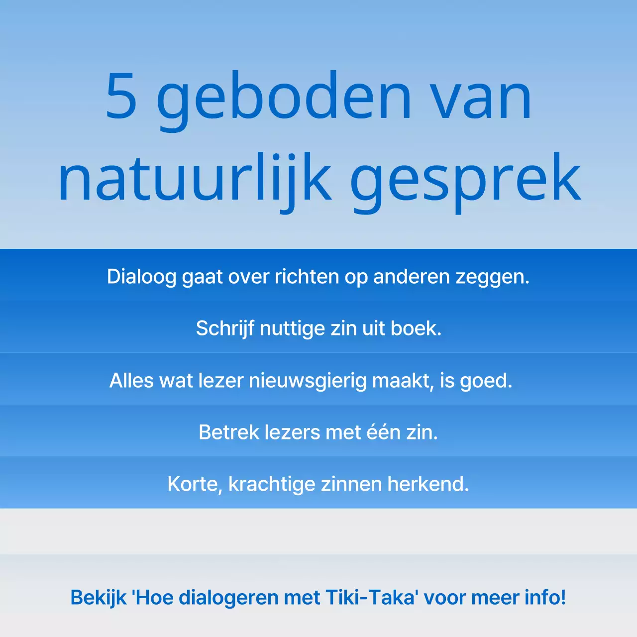Minimalistische boekpromotie in blauw en lichtblauw