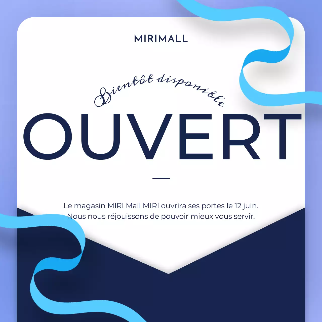 Guide pour l'ouverture d'un magasin minimaliste en bleu et bleu clair