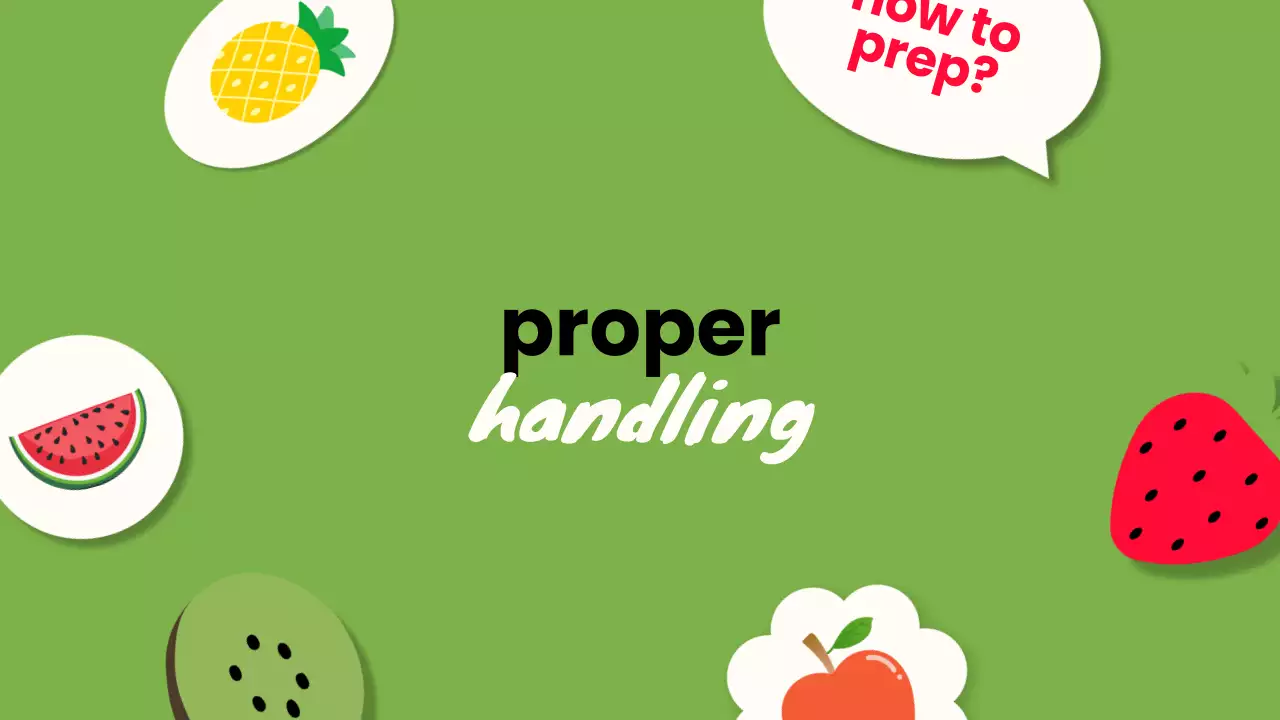 Colorful Trendy Fruit Guide Presentation