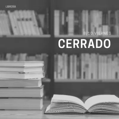 Puesto de cierre de librería-cafetería minimalista en blanco y negro y blanco y negro