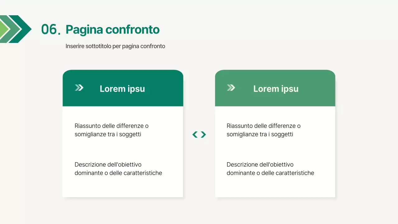 Un semplice rapporto aziendale in verde