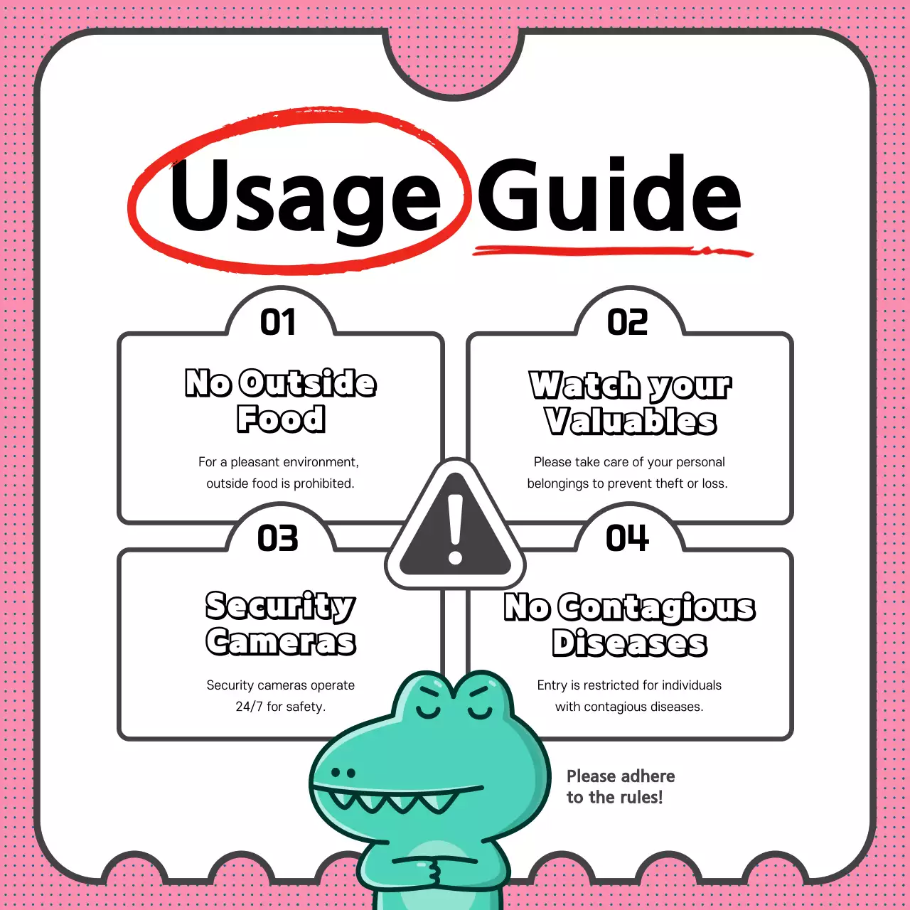 Mint Trendy Mascot Promotion Instagram Carousel