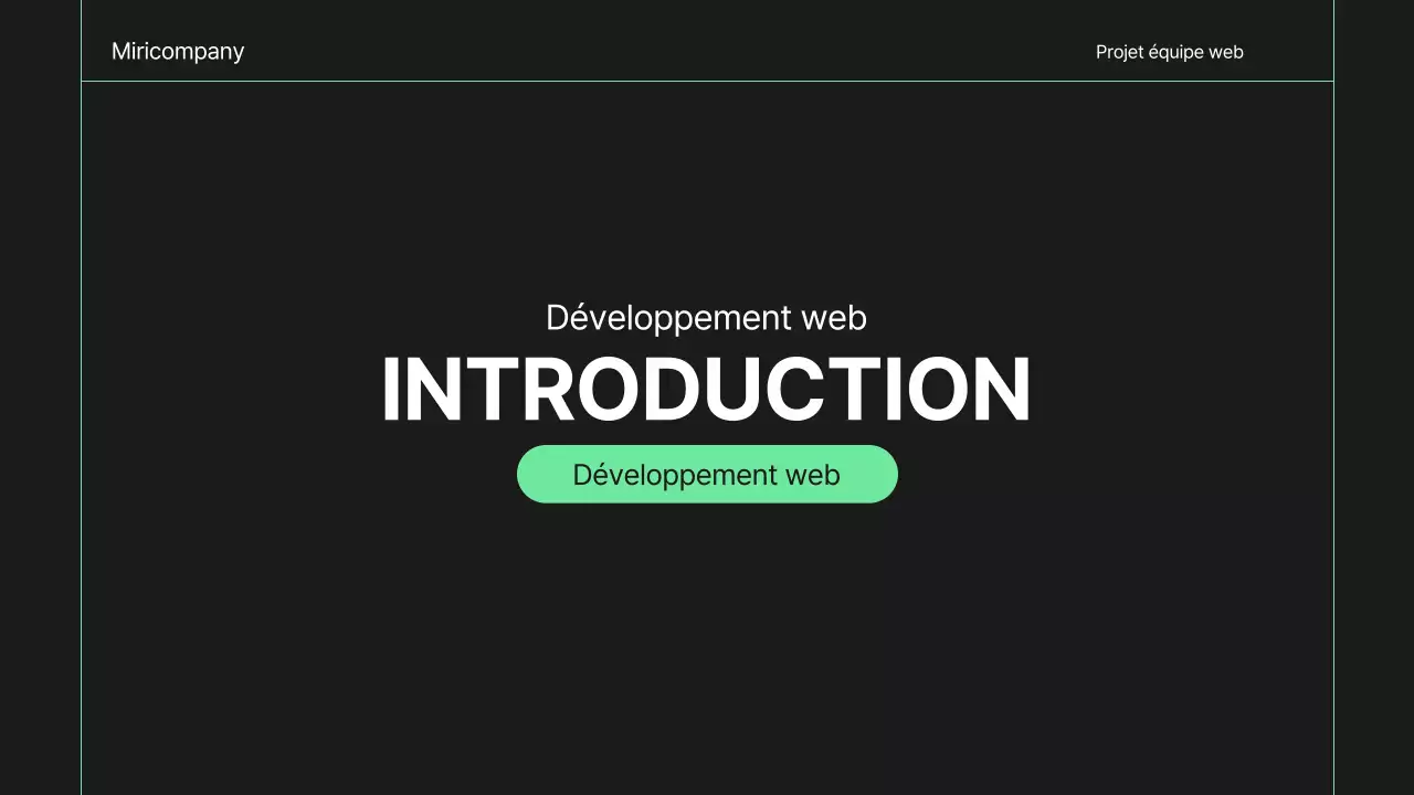 Un simple briefing de développement web en noir et blanc