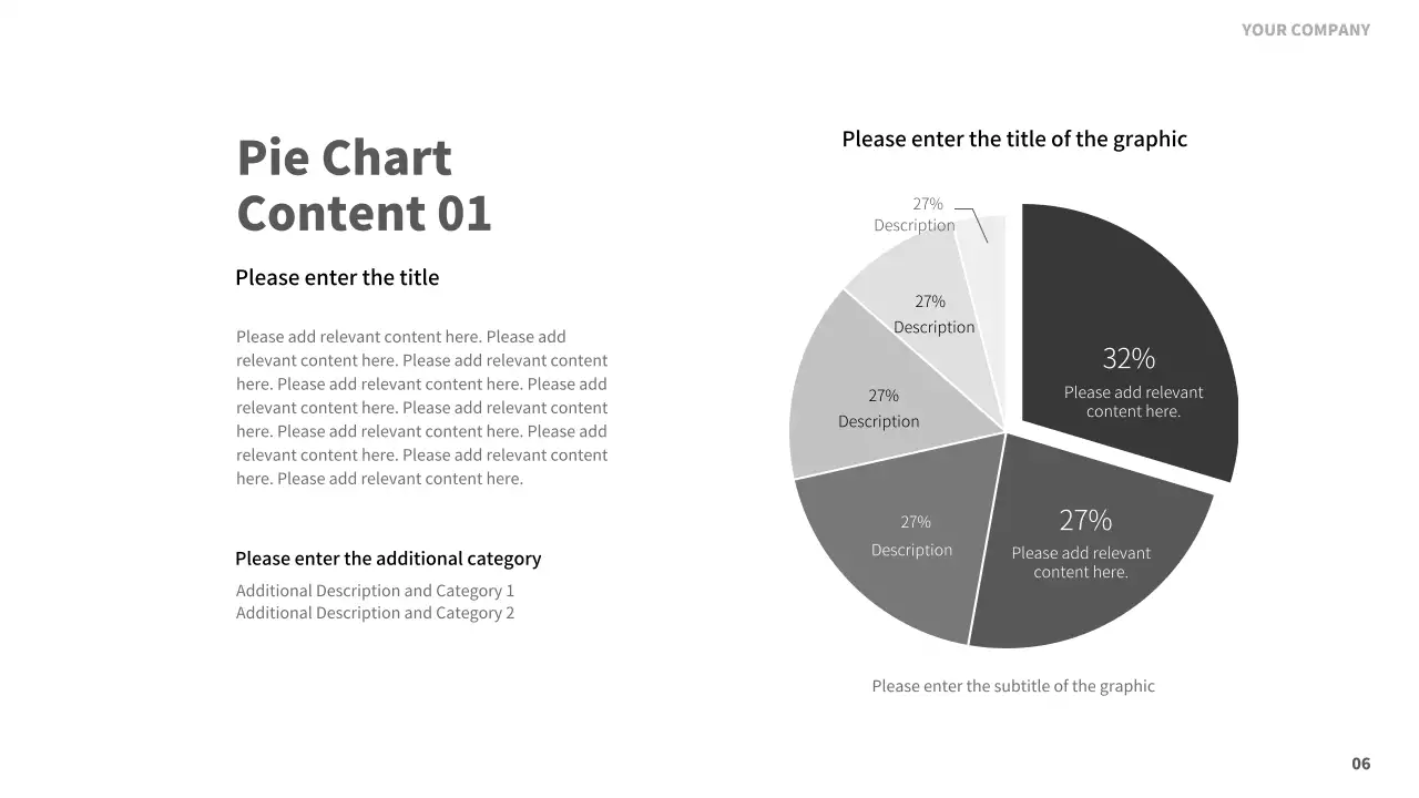 Modern printable reports in black and white
