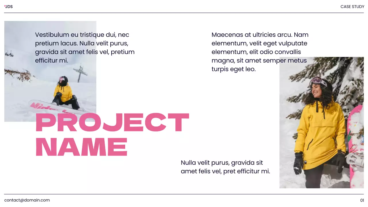 Navy Modern Design Portfolio Presentation