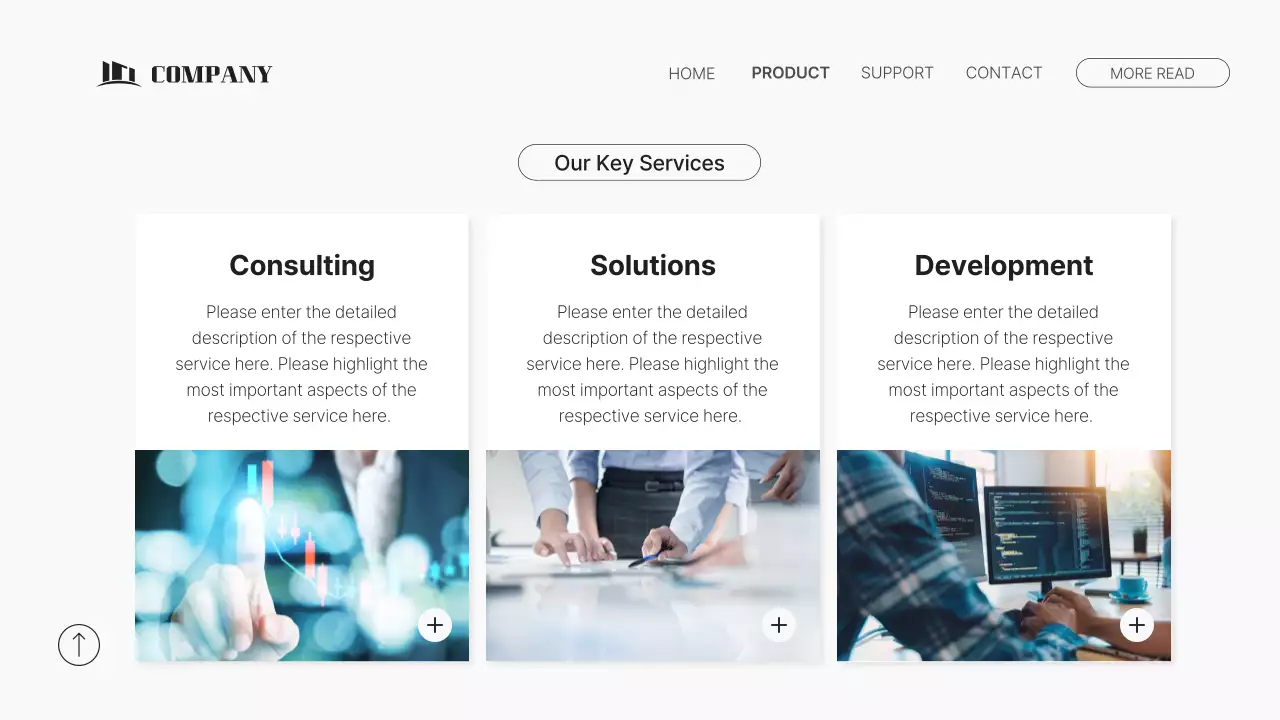 화이트 모던 비즈니스 프로모션 프레젠테이션