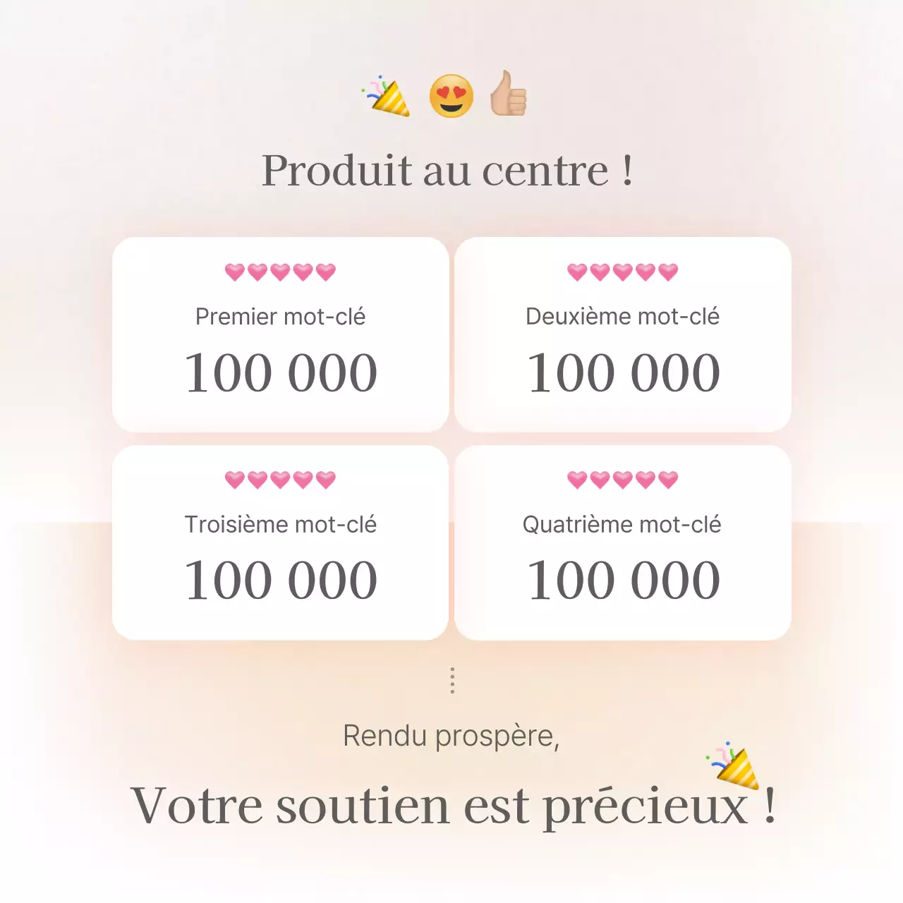 Une page d'introduction ou une publicité pour un centre commercial de mode avec un style simple d'emojis blancs et gris.