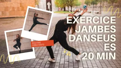 Guide vidéo de la routine de danse moderne en blanc et orange