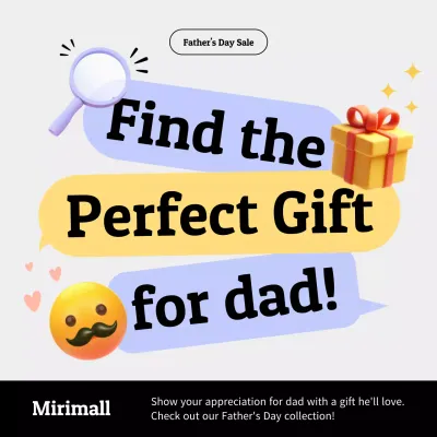 Yellow Trendy Gift Promotion Social Media Post