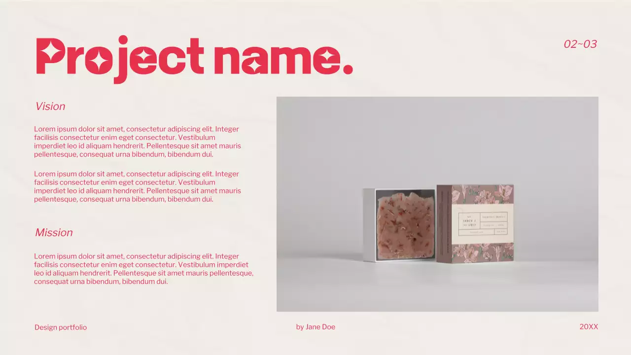 Red Modern Portfolio Resume Presentation