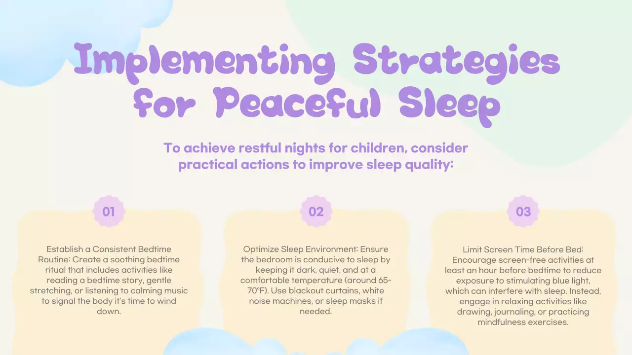 Purple Cute Sleep Guide Presentation