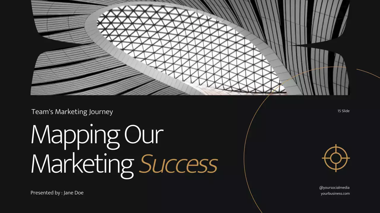 Black Modern Marketing Presentation