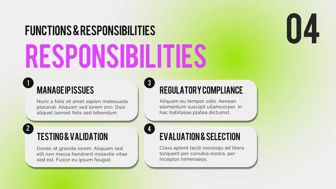 Green Modern R&D Orientation Presentation