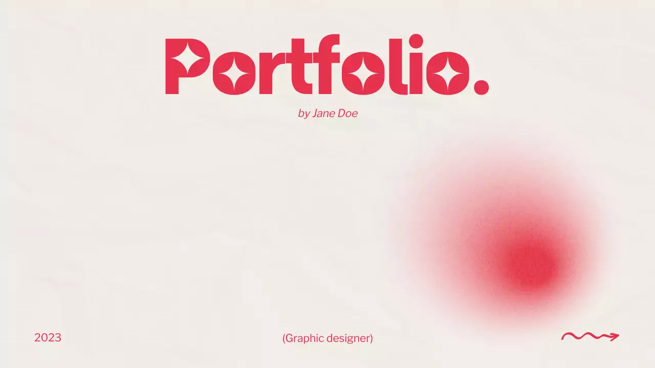 Red Modern Portfolio Resume Presentation