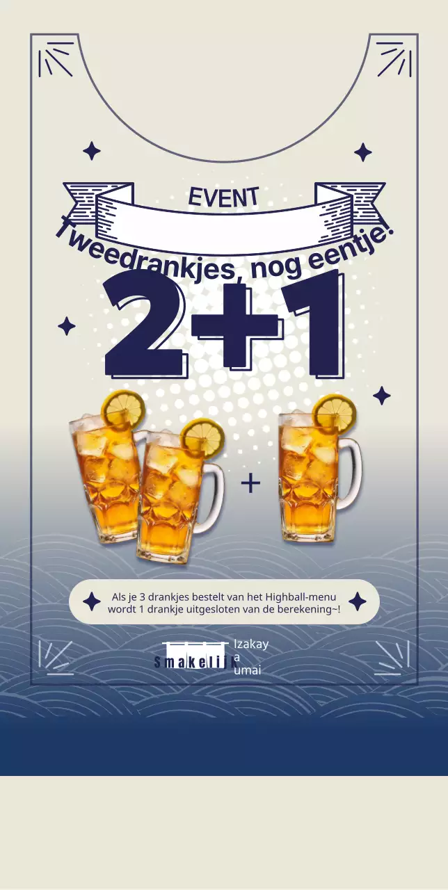 Hoogbal evenementenstandaard POP Type B