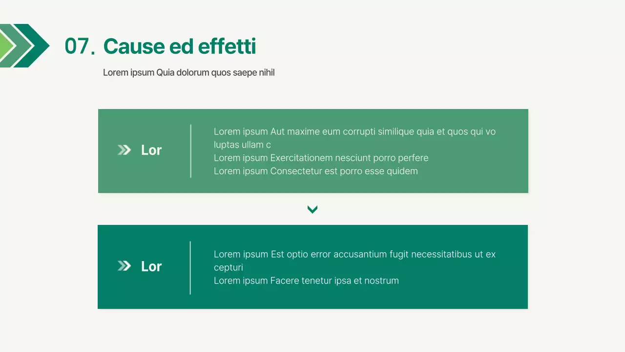 Un semplice rapporto aziendale in verde