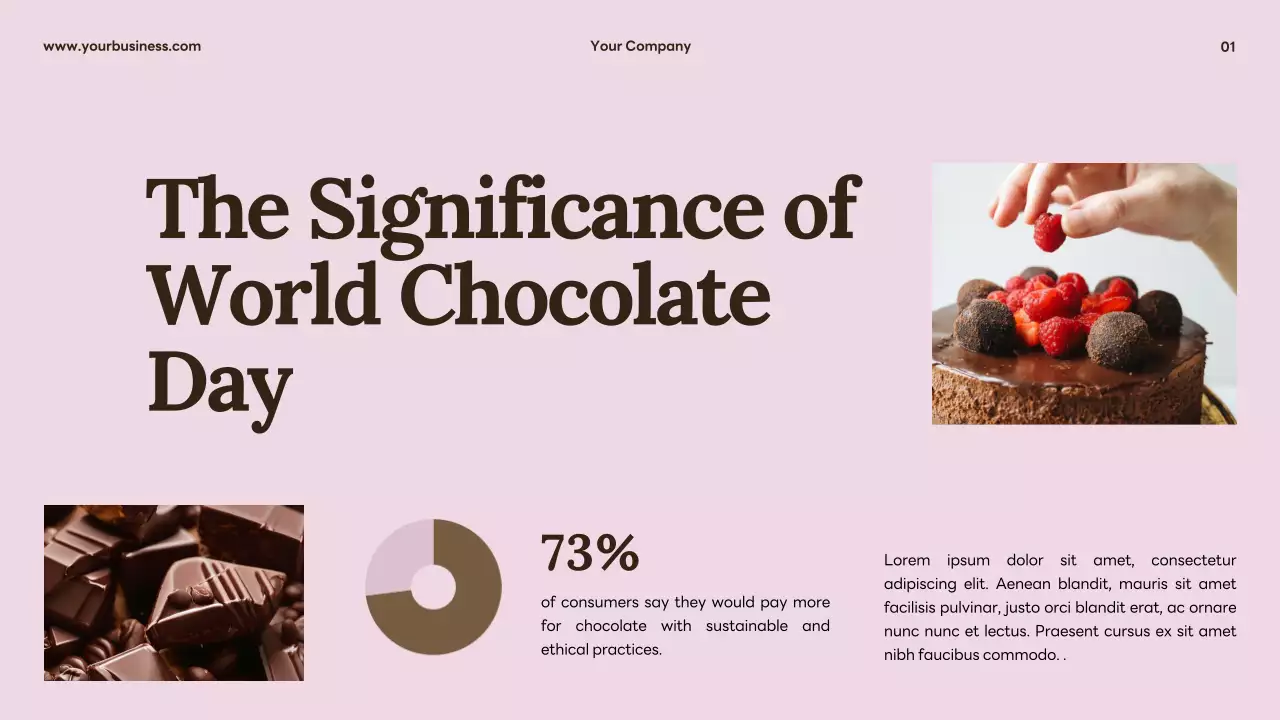 Brown Professional Chocolate Promotion Presentation