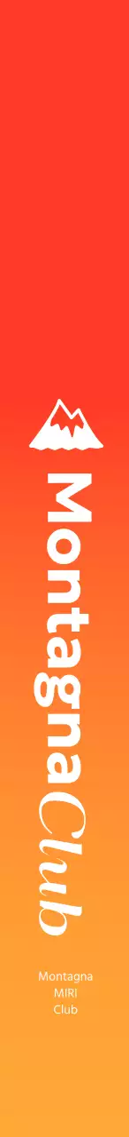 Promuovere i club di alpinismo con gradienti rossi e blu